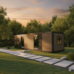 casa din containere 21mp