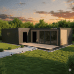 casa din containere 90mp