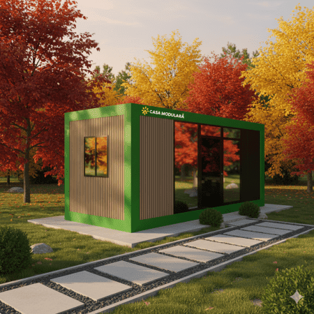 container birou casa modulara