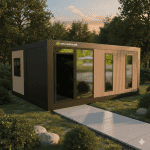 casa din containere 28.8mp