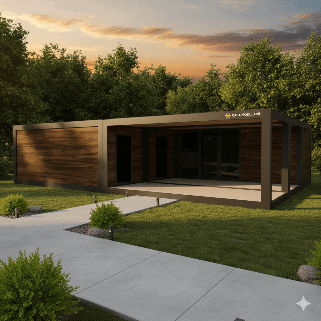 casa din containere 108mp