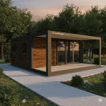 casa din containere 54mp